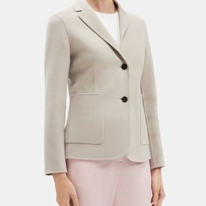 Theory Blazer in Double-Face Wool-Cashmere